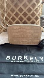 BURKELY Leren dames tasje croco, Bruin, Nieuw, Leer, Ophalen