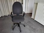 Bureau stoel met antraciet zwart bekleding, Huis en Inrichting, Ophalen, Gebruikt, Grijs