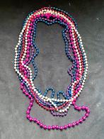 Mardi Gras Kralen Bundel — 7 Strengen!, Ophalen of Verzenden, Zo goed als nieuw, Zilver