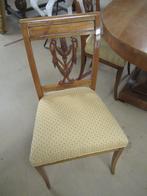 Oer 11218 ANTIEKE set 4 kersen Biedermeier stoelen met tafel, Ophalen