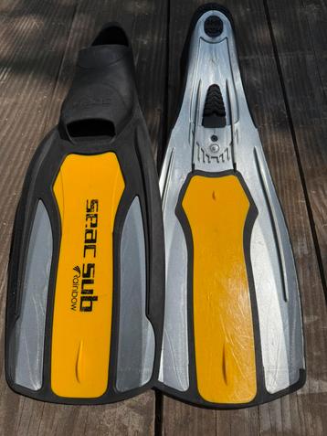 Seac sub rainbow zwembad of snorkelvin mt 38-39 geel beschikbaar voor biedingen