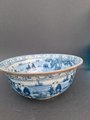 Grote Kom Chineze voor Japanse markt 19e beschikbaar voor biedingen