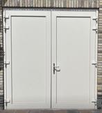 Dubbele deurkozijn/garage deuren, Ophalen, Deurkozijn, 225 cm of meer, Zo goed als nieuw