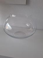 Glazen vaas/  vaas / grote glazen vaas., Ophalen, Overige kleuren, Minder dan 50 cm, Glas