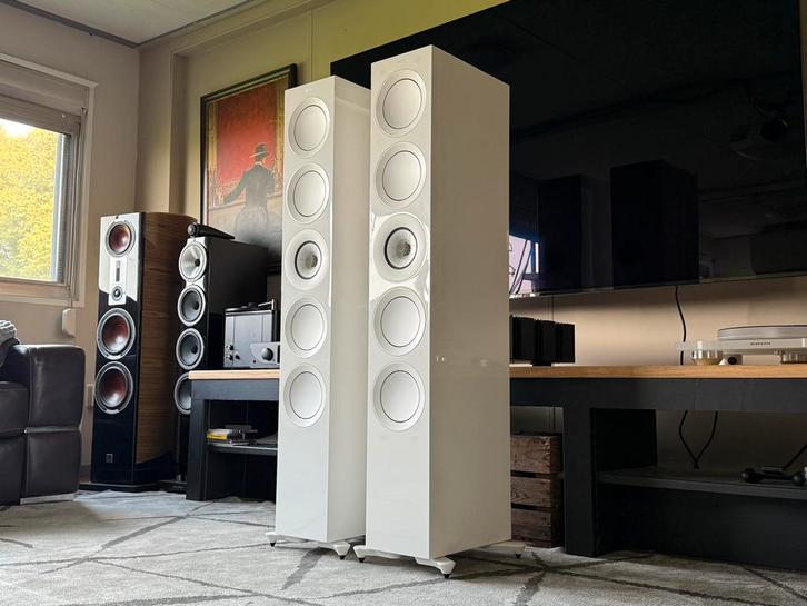 KEF R11, Audio, Tv en Foto, Luidsprekers, Zo goed als nieuw, Front, Rear of Stereo speakers, 120 watt of meer, Overige merken