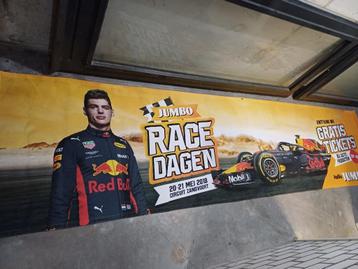 Banner Verstappen 4m lang beschikbaar voor biedingen