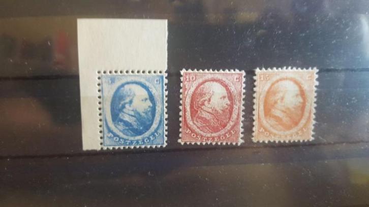 Nederland 1864, NVPH 4-6, Postfris LEES!!!, Postzegels en Munten, Postzegels | Nederland, Postfris, T/m 1940, Ophalen of Verzenden