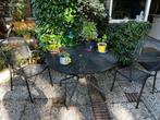 Metalen Tuinset - Gecoat & Oersterk!, Ophalen, Gebruikt, Metaal, Stapelbaar