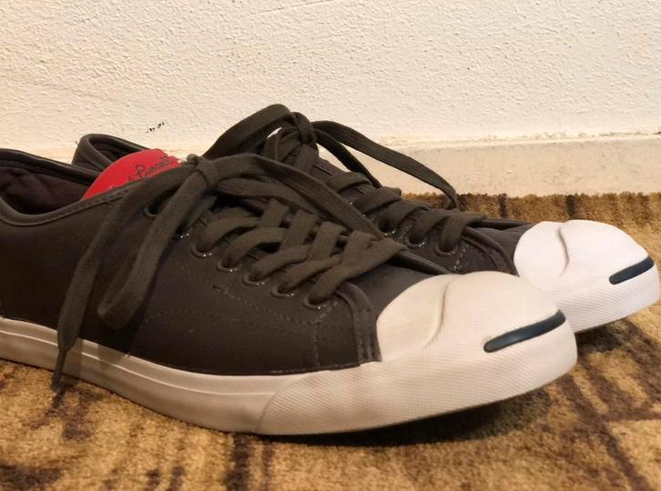 Converse Jack Purcell leren Sneakers Maat 41, Kleding | Heren, Schoenen, Zo goed als nieuw, Sneakers of Gympen, Bruin, Ophalen of Verzenden