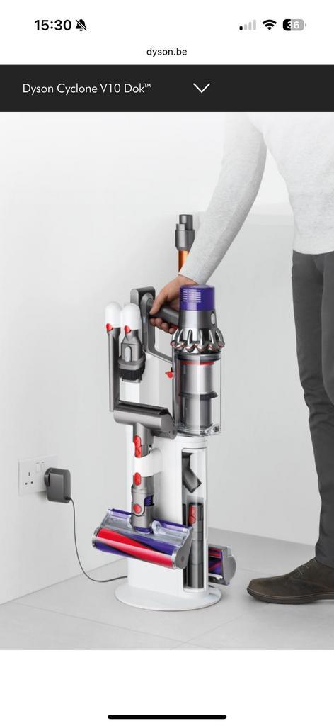 Dyson Cyclone V10 Dok - Oplaadstation, Witgoed en Apparatuur, Stofzuigers, Zo goed als nieuw, Stofzuiger, Ophalen