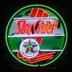 Texaco sky chief en Flying A gasoline USA neon licht reclame, Verzamelen, Merken en Reclamevoorwerpen, Ophalen, Nieuw, Lichtbak of (neon) lamp