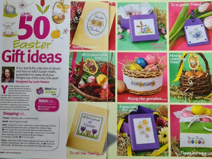 50 Pasen ideeën waarvan 35 borduurpatronen, Hobby en Vrije tijd, Borduren en Borduurmachines, Nieuw, Patroon, Handborduren, Ophalen