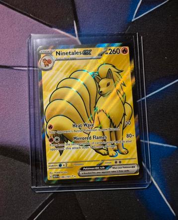 Ninetales ex #186 Pokemon Scarlet & Violet 151 beschikbaar voor biedingen
