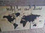 Grote map of the world, Huis en Inrichting, Ophalen, Zo goed als nieuw