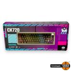 Cooler Master CK720 (Kailh Box V2 White, Qwerty US) | NIEUW!, Bedraad, Nieuw, Multimediatoetsen, Ophalen of Verzenden