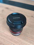 Samyang 12mm 2.0 MFT, Ophalen of Verzenden, Zo goed als nieuw, Groothoeklens
