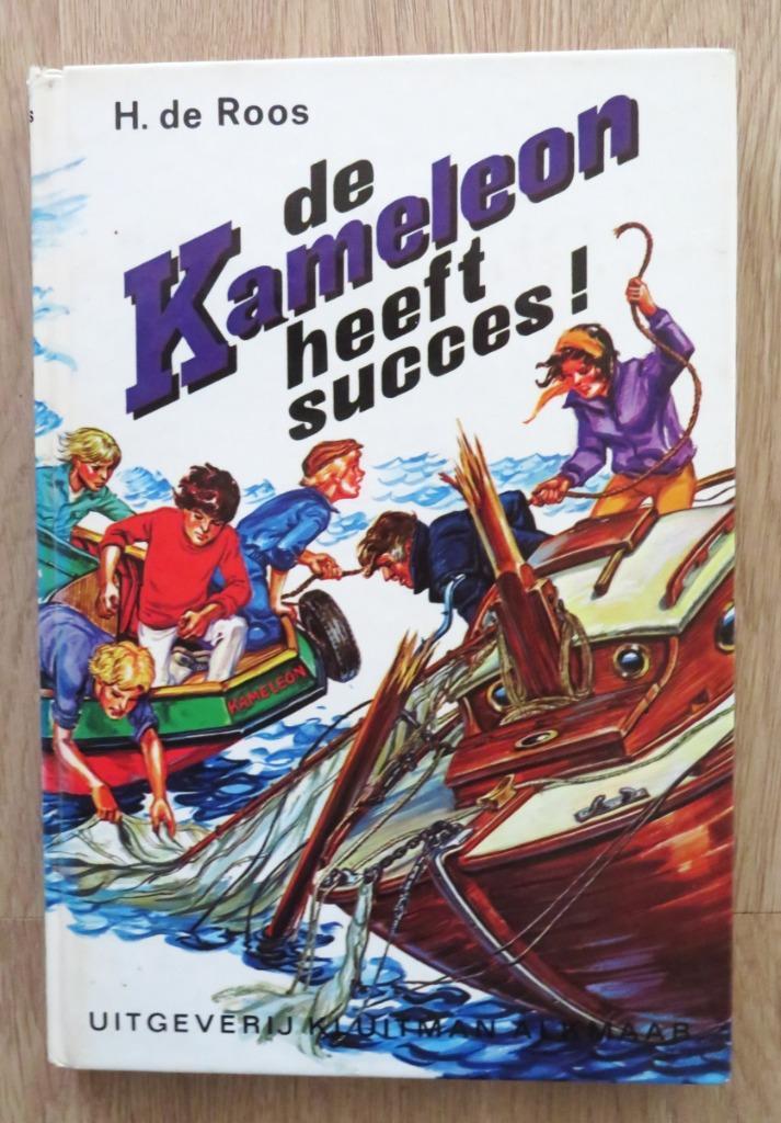 H de Roos: De Kameleon heeft succes! ( 1e druk 1976 ), Boeken, Kinderboeken | Jeugd | 10 tot 12 jaar, Gelezen, Ophalen of Verzenden