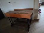 schoolbankje 2 persoons, Huis en Inrichting, Bureaus, Ophalen