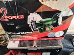 2-Force Tafelslijpmachine - Gebruikt, Doe-het-zelf en Verbouw, Ophalen of Verzenden, Gebruikt, Minder dan 600 watt, Bandschuurmachine