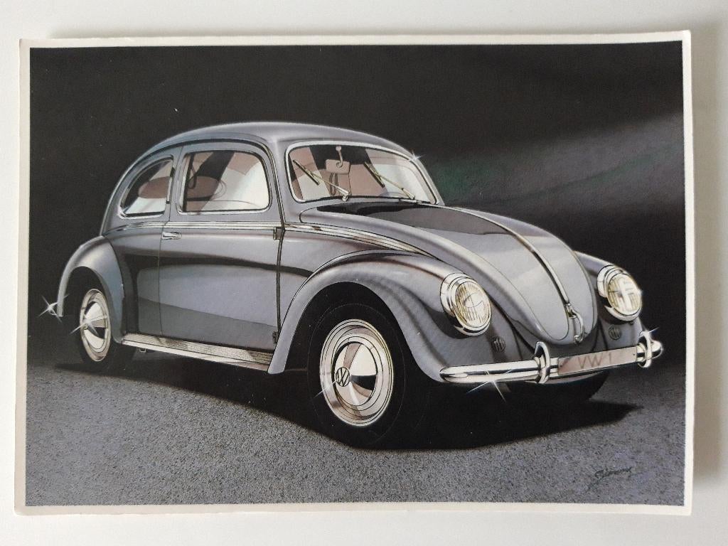 VW Kever ( groot model kaart ), Ophalen of Verzenden, 1960 tot 1980, Ongelopen, Duitsland