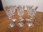 6 vintage kristallen wijnglazen bohemia kristal, Antiek en Kunst, Antiek | Glas en Kristal, Ophalen of Verzenden