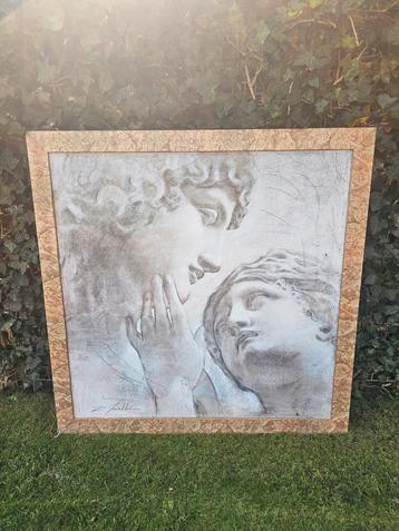 Klassiek 'schilderij' - wanddecoratie  beschikbaar voor biedingen