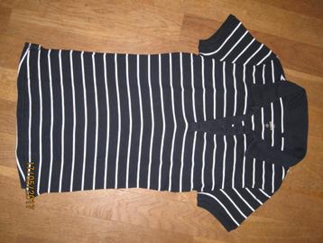 The Basics donkerblauw gestreepte polo maat XS  beschikbaar voor biedingen