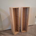 Vintage Ikea CD rekken hout Ikea Boalt 59x15x12 cm, Huis en Inrichting, Ophalen of Verzenden, Zo goed als nieuw, Hout, Cd's