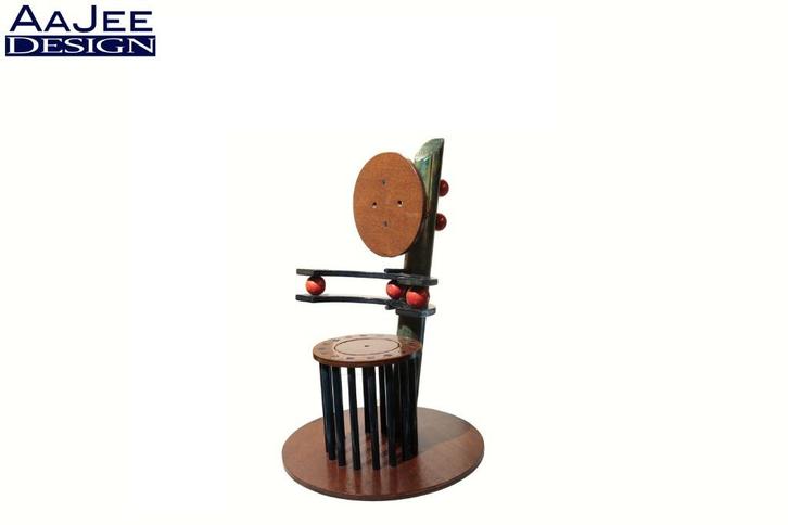 Memphis-stijl - Postmoderne Uitdrukking - van den Hoek - '93, Antiek en Kunst, Kunst | Designobjecten, Ophalen of Verzenden