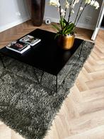 Design salontafel zwart 1.00 x 1.00 x 0.36 cm, Huis en Inrichting, Tafels | Salontafels, Ophalen, 50 tot 100 cm, Zo goed als nieuw