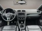 Volkswagen Golf Cabriolet 1.4 TSI 2012 ZWART | Leder | Airco, Auto's, Volkswagen, Euro 5, Gebruikt, 4 cilinders, Cabriolet