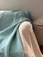 Prachtige turquoise deken plaid sprei 220 x 170 cm XLformaat, Ophalen of Verzenden, Nieuw