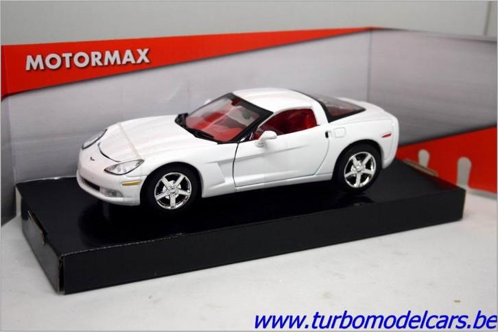 Chevrolet Corvette C6 2005 1/24 Motormax, Hobby en Vrije tijd, Modelauto's | 1:24, Nieuw, Auto, Motormax, Verzenden