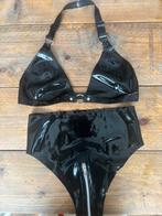 Set / Latex / Maat M, Kleding | Dames, Verzenden, Zwart, Setje