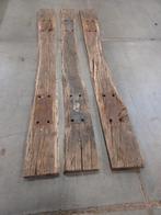 Robuuste  oud ( blank ) eiken planken  wandplank  wagonplank, Doe-het-zelf en Verbouw, Hout en Planken, Gebruikt, Ophalen of Verzenden