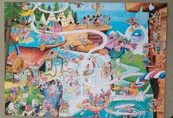 King funny comic legpuzzel Rockey Mountains, 1000 stukjes  beschikbaar voor biedingen