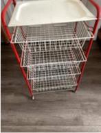Vintage serveerwagentje trolley groente karretje keuken rek, Ophalen of Verzenden, Gebruikt