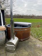 25x gebruikte~tweedehandse Hottub houtgestookt & elektrisch, Ophalen of Verzenden