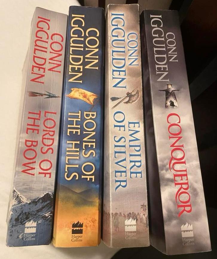Conqueror serie - Conn Iggulden (4 boeken), Boeken, Romans, Zo goed als nieuw, Nederland, Ophalen of Verzenden