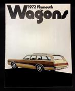 1972 Plymouth Wagons Brochure USA, Boeken, Auto's | Folders en Tijdschriften, Gelezen, Verzenden