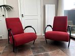 2 x Gelderland fauteuil 5770, Klassieker, Hout, 75 tot 100 cm, Zo goed als nieuw