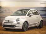 Fiat 500 C 0.9 TwinAir Automaat, Parelmoer, Lederen bekledin, 86 pk, Gebruikt, Cabriolet, Wit