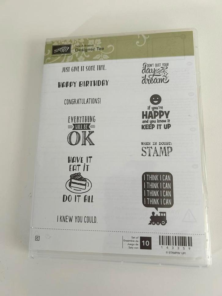 𝐃𝐞𝐬𝐢𝐠𝐧𝐞𝐫 𝐓𝐞𝐞 Stampin’Up! * NIEUW *, Hobby en Vrije tijd, Stempelen, Nieuw, Ophalen of Verzenden