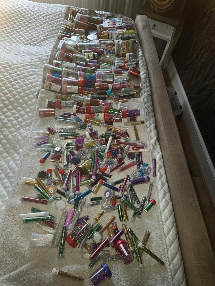 Glitter   verf, Hobby en Vrije tijd, Knutselen, Materiaal, Ophalen of Verzenden