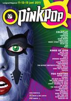Originele Pinkpop poster 2011 70x50cm. ongevouwen, Rechthoekig Staand, Ophalen of Verzenden, Zo goed als nieuw, A1 t/m A3