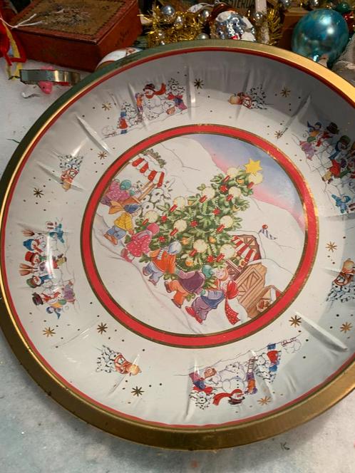 #kerst Antieke Kerstschaal - Made in W-Germany kerst, Diversen, Kerst, Gebruikt, Ophalen of Verzenden