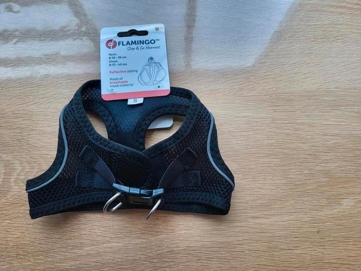 BENTO TUIG 40CM ZWART Flamingo Harness S zwart, Dieren en Toebehoren, Hondenriemen, Nieuw, Hondenriem-accessoire, Ophalen of Verzenden