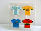Pins # Voetbalshirts diverse  landen 8 stuks - foto's, Ophalen of Verzenden, Zo goed als nieuw, Buitenlandse clubs, Poster, Plaatje of Sticker