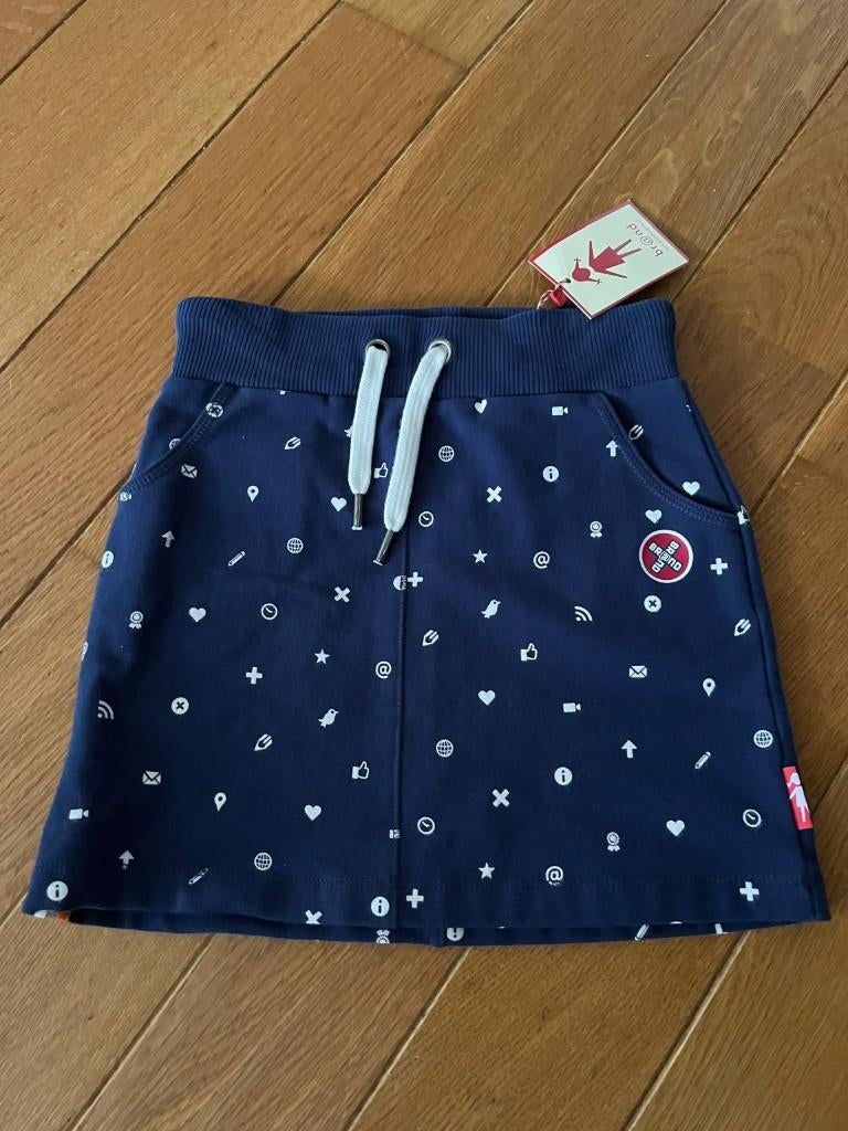 Nieuw Br@nd rokje 134 - 140 donkerblauw feestdagen, Br@nd, Meisje, Nieuw, Ophalen of Verzenden