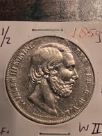 Rijksdaalder Willem lll, 1859zf., Ophalen of Verzenden, Koning Willem III, 2½ gulden